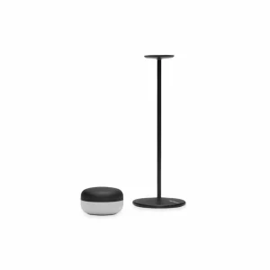 Fatboy lampe de table LED rechargeable Cheerio, noir, intensité variable,^ Lampes Décoratives