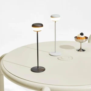 Fatboy lampe de table LED rechargeable Cheerio, noir, intensité variable,^ Lampes Décoratives