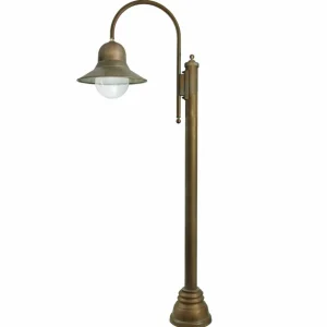 Moretti Luce Felizia - Borne lumineuse de style méditerranéen 155 cm^ Bornes Éclairage Extérieur