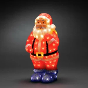 Konstsmide Christmas Figurine déco LED Père Noël multicolore IP44 55 cm^ Lumière De Noël