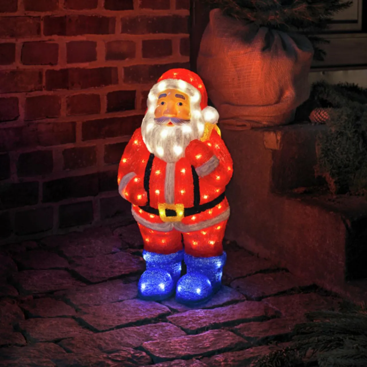 figurine_dco_led_pre_nol_multicolore_ip_cm_1.webp Konstsmide Christmas Figurine déco LED Père Noël multicolore IP44 55 cm^ Lumière De Noël