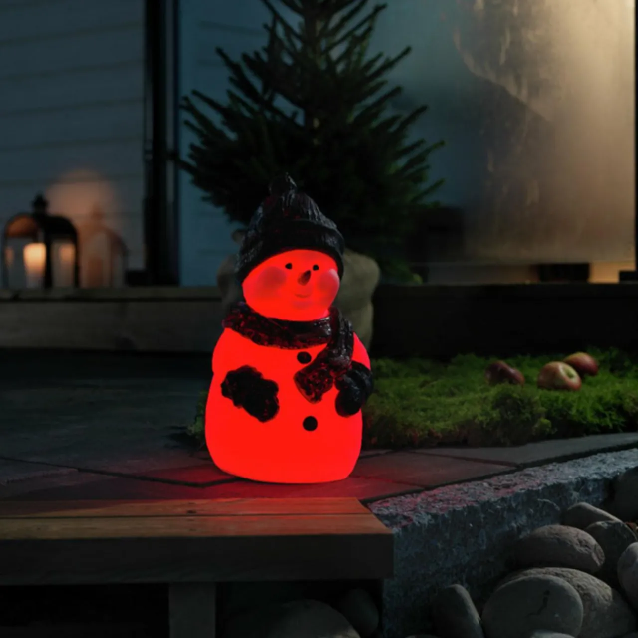 figurine_led_bonhomme_de_neige_rvb_ip_0.webp Konstsmide Christmas Figurine LED Bonhomme de neige, RVB, IP44^ Lumière De Noël