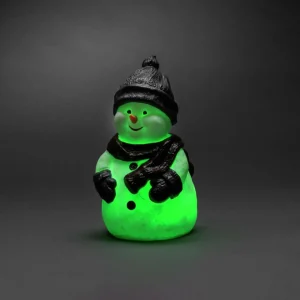 Konstsmide Christmas Figurine LED Bonhomme de neige, RVB, IP44^ Lumière De Noël