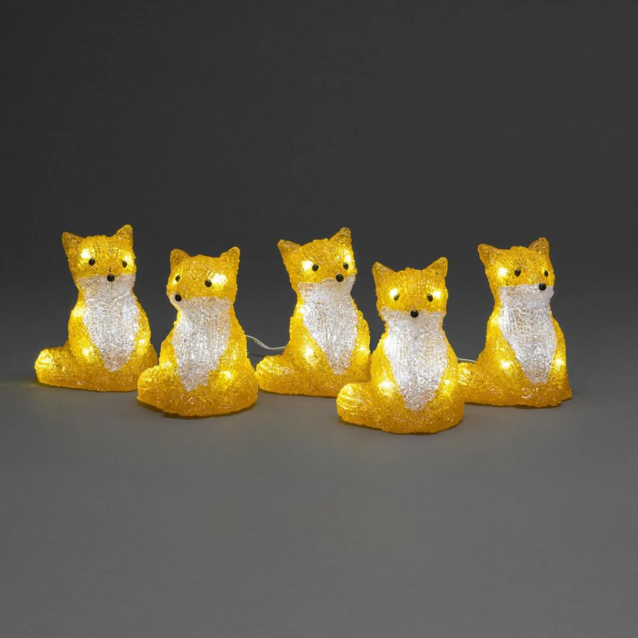 figurine_led_renard_kit_de__en_chane_5.webp Konstsmide Season Figurine LED Renard, kit de 5 en chaîne^ Lumière De Noël