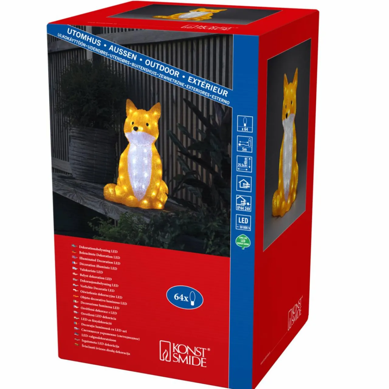 figurine_led_renard_lunit_1.webp Konstsmide Season Figurine LED Renard, l’unité^ Lumière De Noël