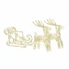 Konstsmide Christmas Figurine LED traîneau avec 2 rennes, IP44^ Lumière De Noël