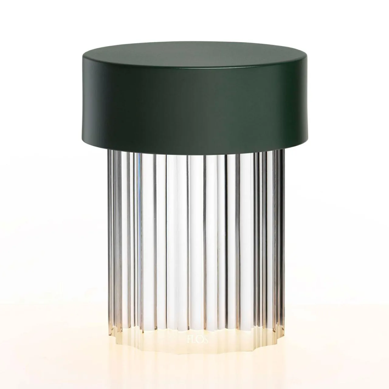 flos_lampe_de_table_led_rechargeable_last_order_strie_verte_ip_0.webp FLOS lampe de table LED rechargeable Last Order, striée, verte, IP55^ Lampes Décoratives