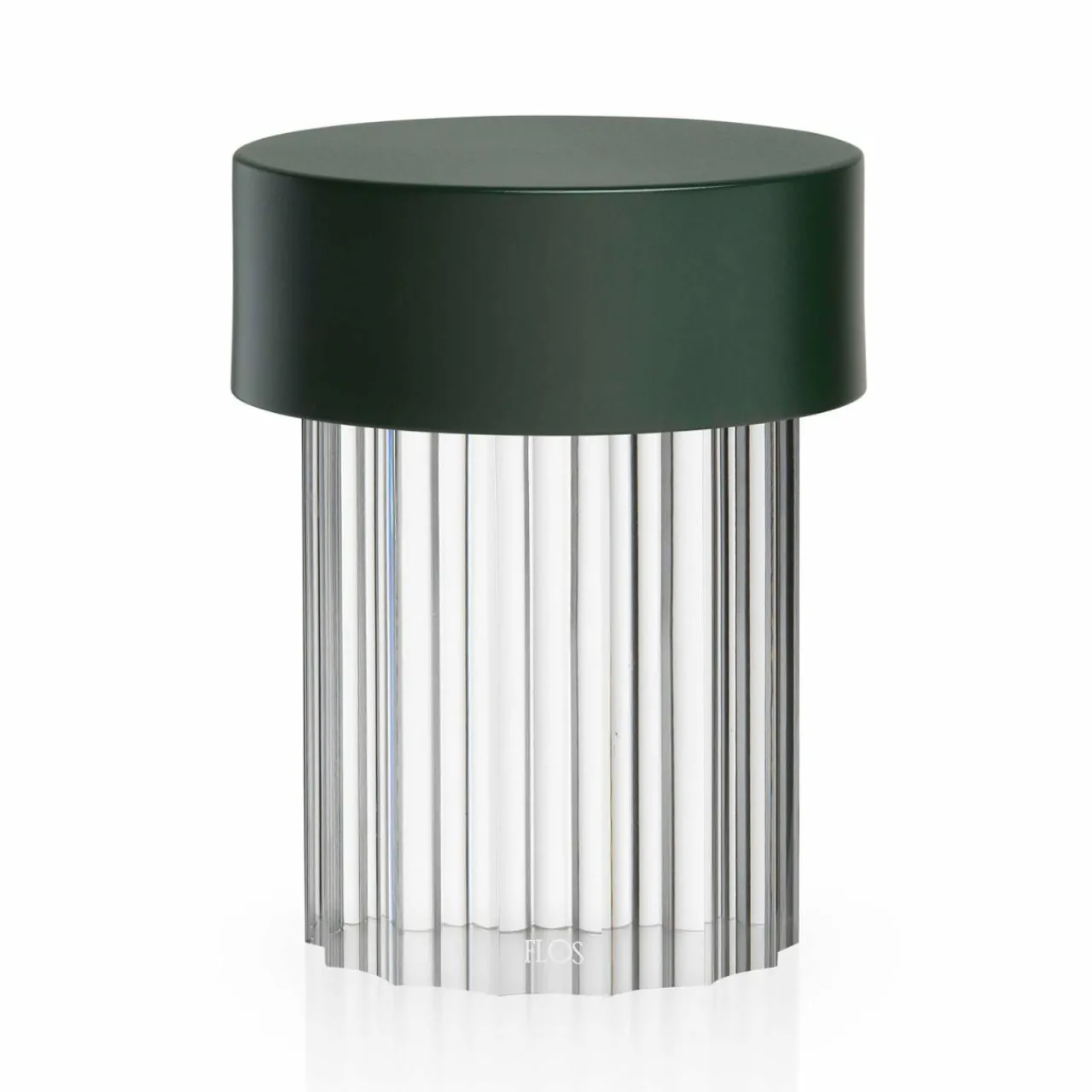 flos_lampe_de_table_led_rechargeable_last_order_strie_verte_ip_1.webp FLOS lampe de table LED rechargeable Last Order, striée, verte, IP55^ Lampes Décoratives