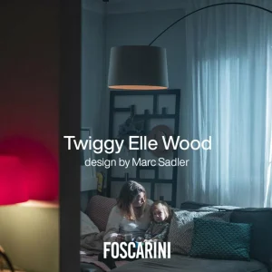Foscarini Twiggy Wood MyLight lampadaire CCT noir^ Lampadaires Connectés
