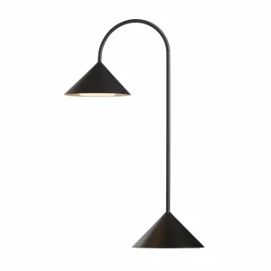 FRANDSEN lampe de table LED Grasp, noir, hauteur 47 cm, métal^ Lampes Décoratives