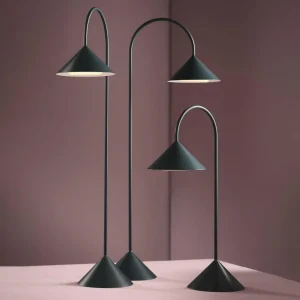 FRANDSEN lampe de table LED Grasp, pétrole, hauteur 47 cm, métal^ Lampes Décoratives