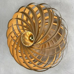 Gofurnit Veneria applique, chêne, Ø 60 cm^ Luminaires Durables