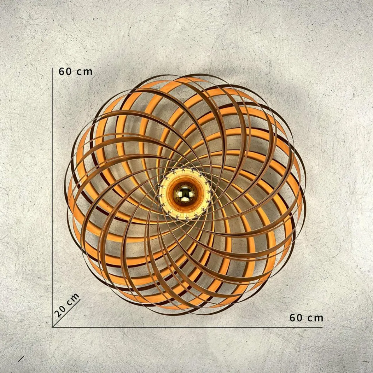 gofurnit_veneria_applique_merisier___cm_3-1.webp Gofurnit Veneria applique, merisier, Ø 60 cm^ Luminaires Durables