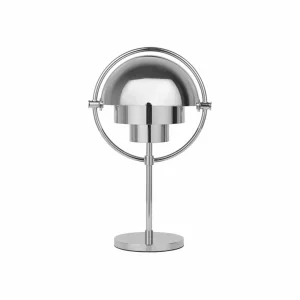 GUBI Lampe à poser rechargeable Multi-Lite, hauteur 30 cm, chromé/chromé^ Lampes Décoratives