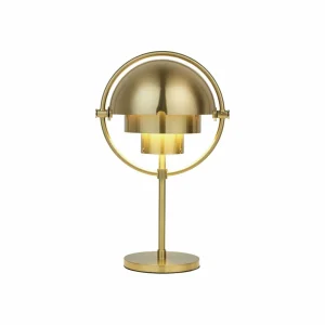 GUBI Lampe à poser rechargeable Multi-Lite hauteur 30 cm laiton/laiton^ Lampes Décoratives