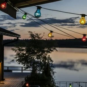 Konstsmide Christmas Guirlande Biergarten 10 ampoules LED colorées^ Lampes Décoratives
