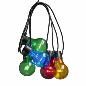 Konstsmide Christmas Guirlande Biergarten 10 ampoules LED colorées^ Lampes Décoratives