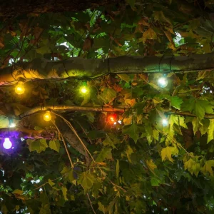Konstsmide Christmas Guirlande Biergarten 10 ampoules LED colorées^ Lampes Décoratives