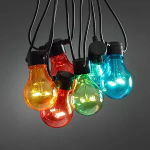 Konstsmide Christmas Guirlande Biergarten 10 ampoules LED colorées^ Lampes Décoratives