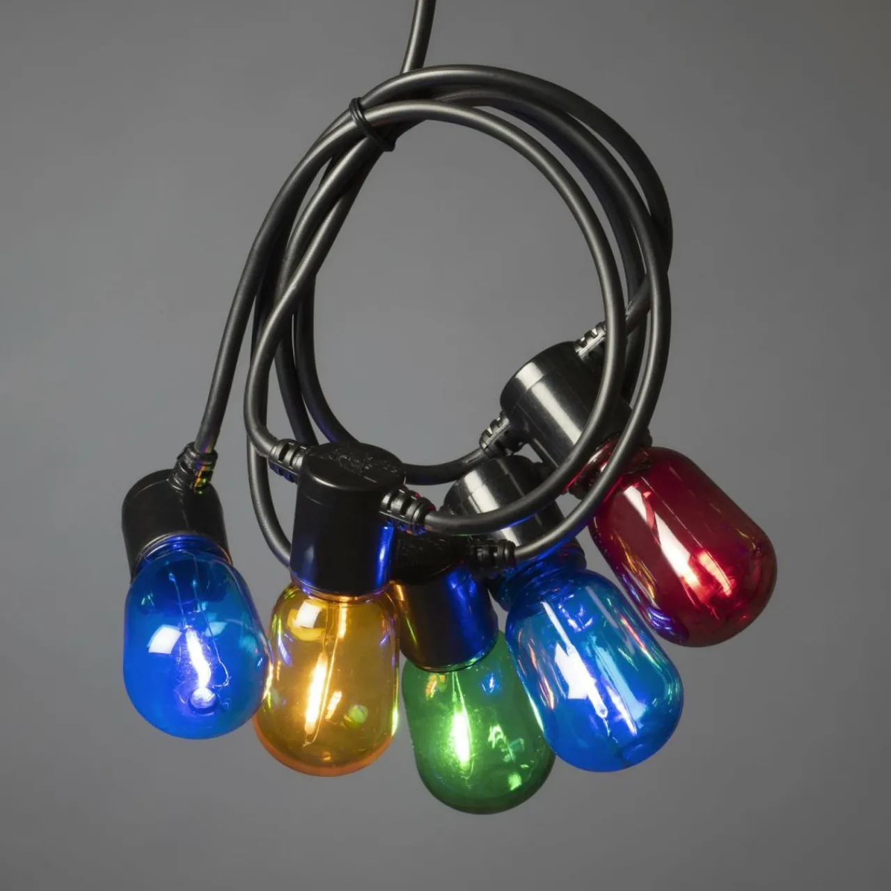 Konstsmide Christmas Guirlande Biergarten 20 gouttes LED multicolore^ Lampes Décoratives