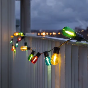 Konstsmide Christmas Guirlande Biergarten 20 gouttes LED multicolore^ Lampes Décoratives