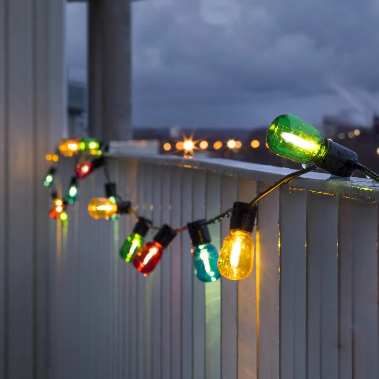 Konstsmide Christmas Guirlande Biergarten 20 gouttes LED multicolore^ Lampes Décoratives