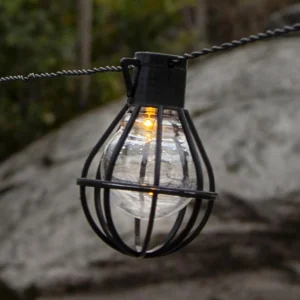 STAR TRADING Guirlande LED Cage, noire/transparente^ Lampes Décoratives