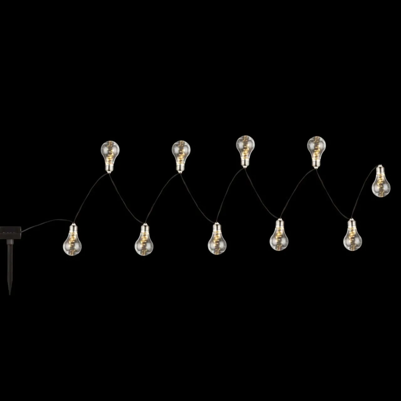 guirlande_led_solaire__argent_mtallis_1.webp Globo Guirlande LED solaire 33708-10 argent métallisé^ Lampes Décoratives