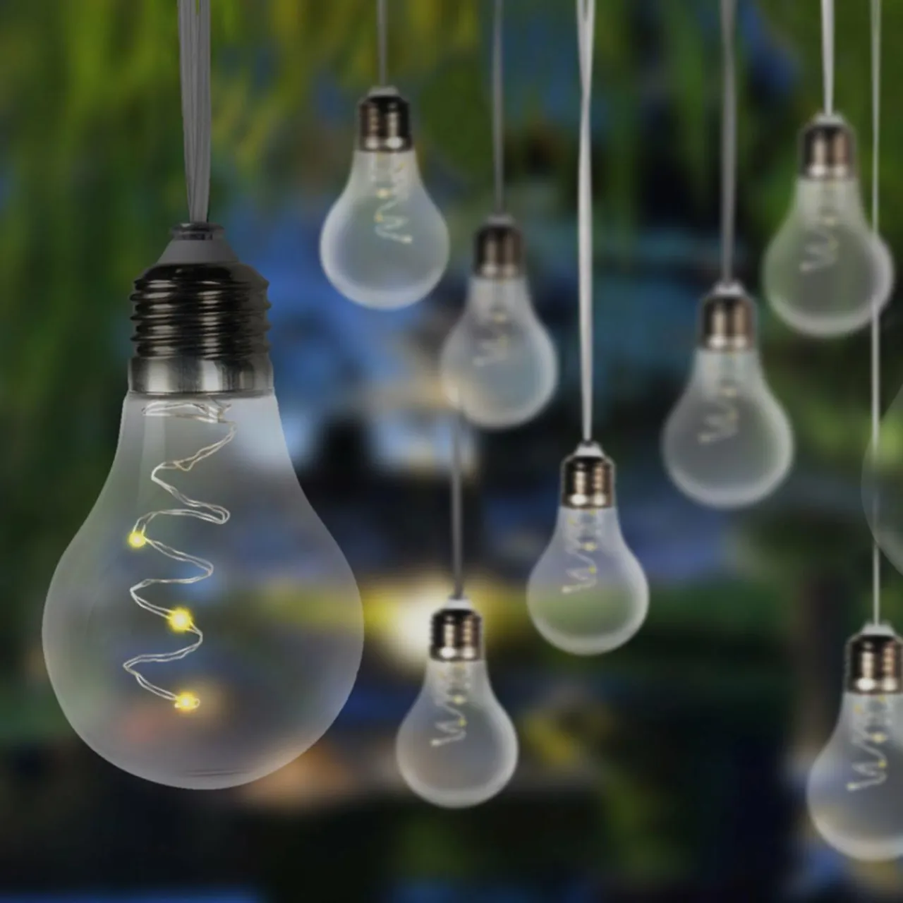 guirlande_led_solaire__argent_mtallis_2.webp Globo Guirlande LED solaire 33708-10 argent métallisé^ Lampes Décoratives