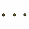 STAR TRADING Guirlande lumineuse LED Bliss, vert foncé, verre, 8 lampes Batterie^ Lumière De Noël