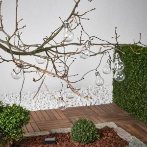 STAR TRADING Guirlande lumineuse LED Glow, claire, blanc chaud, 190 cm de long^ Lampes Décoratives