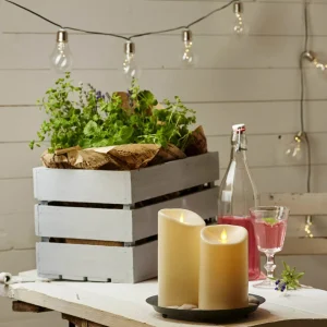 STAR TRADING Guirlande lumineuse LED Glow, claire, blanc chaud, 190 cm de long^ Lampes Décoratives