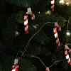 Sirius Guirlande lumineuse LED Hannah Candy Cane rouge^ Lumière De Noël