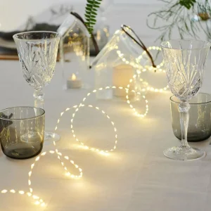 Sirius Guirlande lumineuse LED Kiki, argent, 200 cm^ Lampes Décoratives