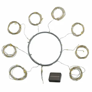 Sirius Guirlande lumineuse LED Knirke Solar Parasol 8x2m^ Lumière De Noël
