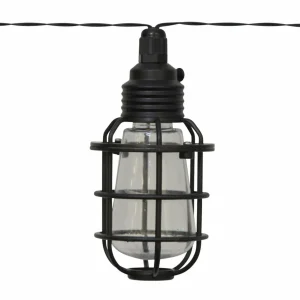 STAR TRADING Guirlande lumineuse solaire LED Cage à 8 lampes^ Lampes Décoratives