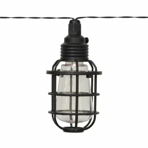 STAR TRADING Guirlande lumineuse solaire LED Cage à 8 lampes^ Lampes Décoratives