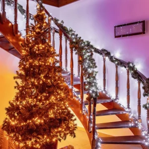 twinkly Guirlande lumineuse CCT noir 400-flamme 32m^ Lumière De Noël