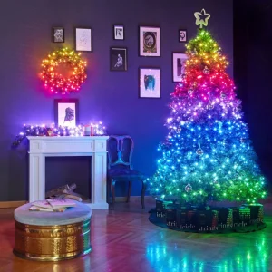 twinkly Guirlande lumineuse RVB, noir, 400 flammes 32m^ Lumière De Noël