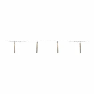 STAR TRADING Guirlande solaire LED Bubbly 10 lampes blanc chaud^ Lampes Décoratives