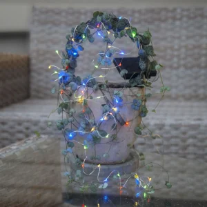 STAR TRADING Guirlande solaire LED Dew Drop, multicolore^ Lampes Décoratives