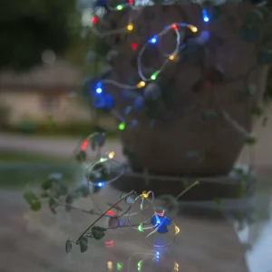 STAR TRADING Guirlande solaire LED Dew Drop, multicolore^ Lampes Décoratives