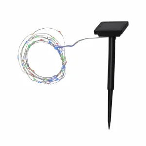 STAR TRADING Guirlande solaire LED Dew Drop, multicolore^ Lampes Décoratives