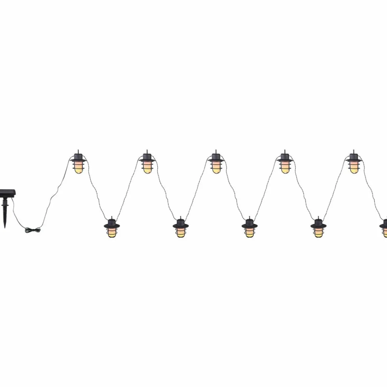 guirlande_solaire_led_f_avec__lanternes_4.webp Globo Guirlande solaire LED 33059F avec 10 lanternes^ Lampes Décoratives