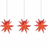 STERNTALER Guirlande Étoile 18 branches, 3 lampes, rouge^ Lampes Décoratives