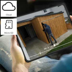 Hama caméra WLAN à panneau solaire, capteur, IP65^ Caméras Connectées