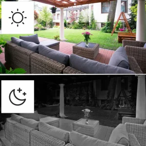 Hama caméra WLAN à panneau solaire, capteur, IP65^ Caméras Connectées