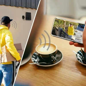 Hama caméra WLAN à panneau solaire, capteur, IP65^ Caméras Connectées