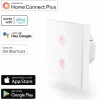 Hama interrupteur WiFi tactile, encastré, double^ Interrupteurs Connectés