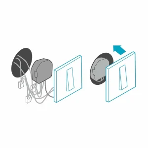Hama module de commutation WiFi, encastré^ Interrupteurs Connectés